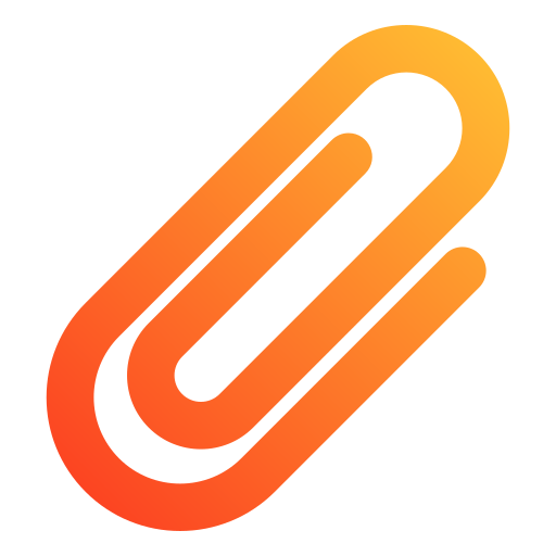 Paper clip Generic gradient fill icon