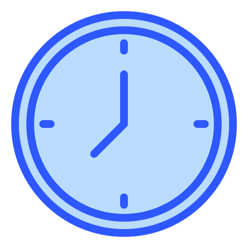 Wall clock Generic color lineal-color icon