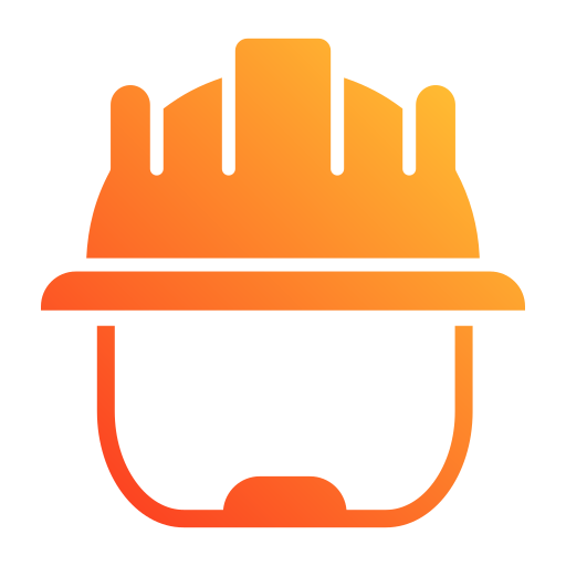安全ヘルメット Generic gradient fill icon
