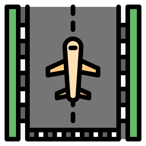 runway Generic color lineal-color icon