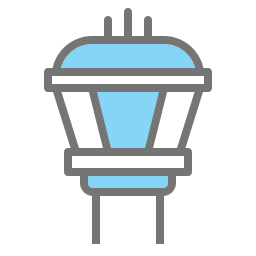 torre de control Generic color lineal-color icono