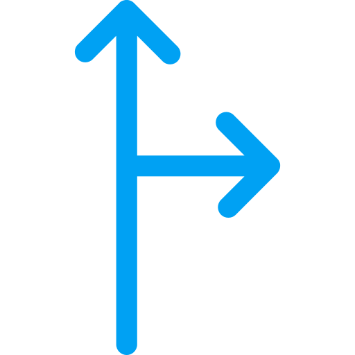 zwei wege Generic color outline icon