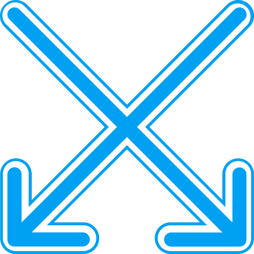 Two arrows Generic color fill icon