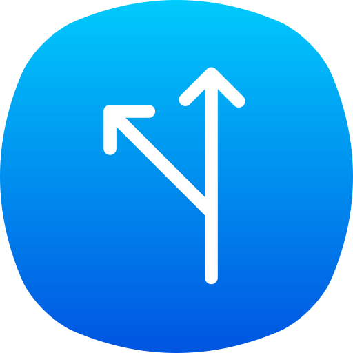 Two way Generic gradient fill icon