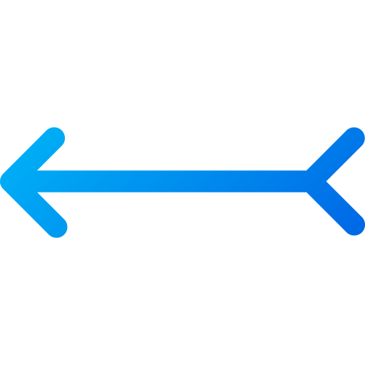 왼쪽 화살표 Generic gradient outline icon