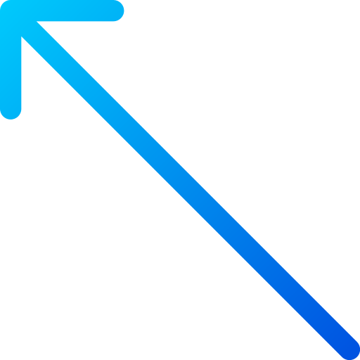 Left angle Generic gradient outline icon