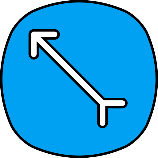 Left angle Generic color lineal-color icon
