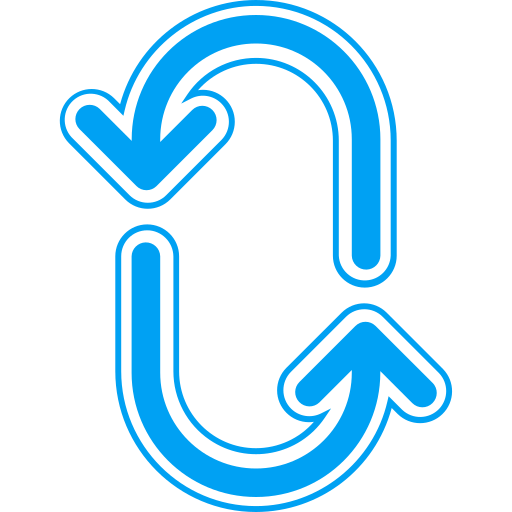 flecha circular Generic color fill icono