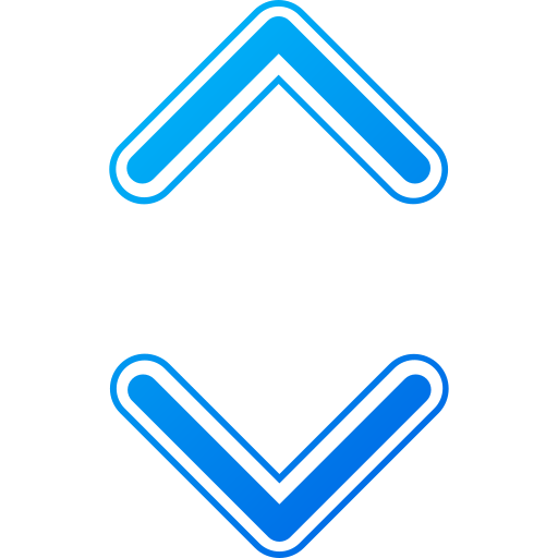 strzałka w górę iw dół Generic gradient fill ikona