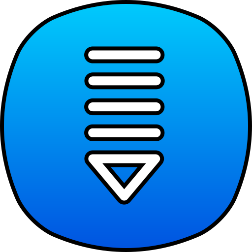 runter Generic gradient lineal-color icon