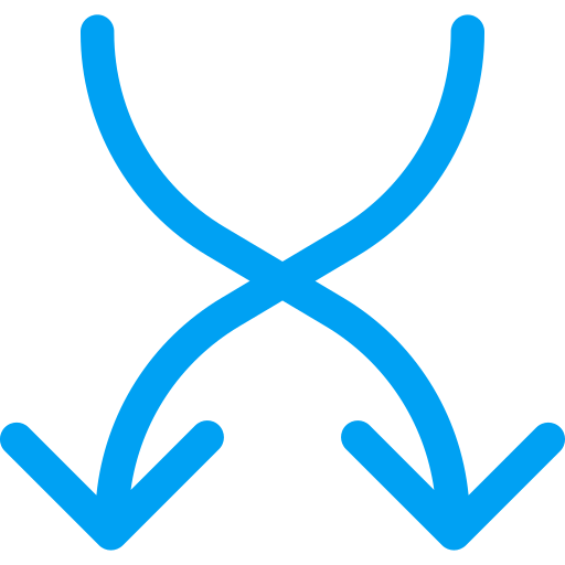flechas aleatorias Generic color outline icono