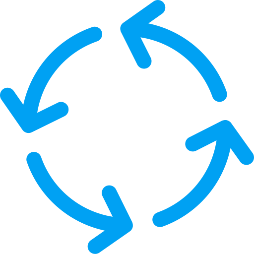 flechas circulares Generic color outline icono