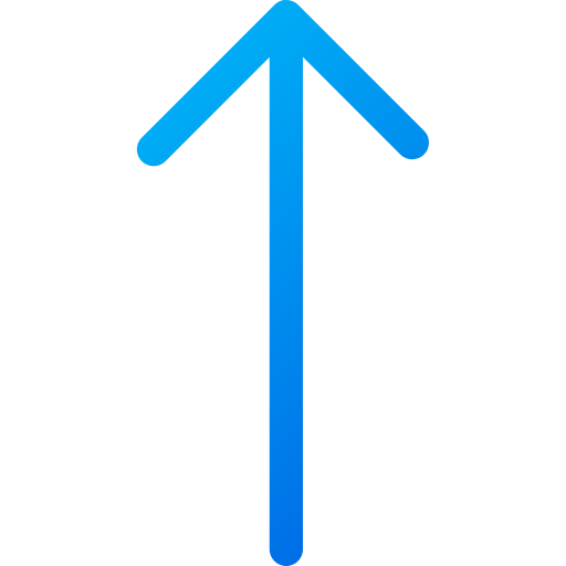 freccia su Generic gradient outline icona