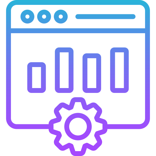 웹 최적화 Generic gradient outline icon