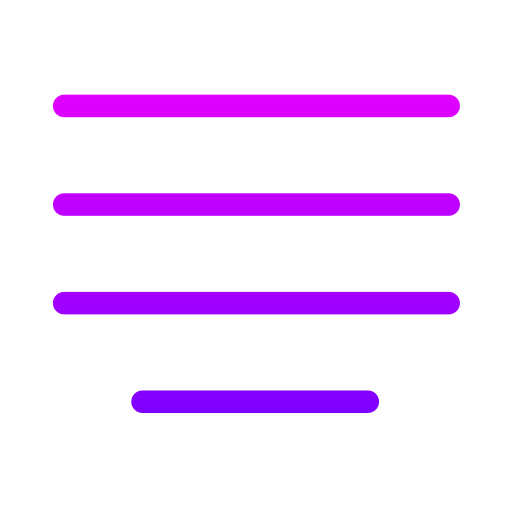 alinear Generic gradient outline icono