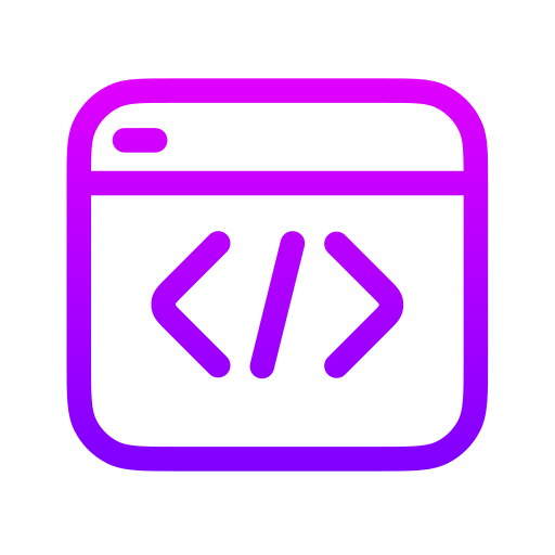 codice Generic gradient outline icona