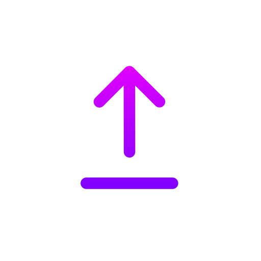 アップロード Generic gradient outline icon