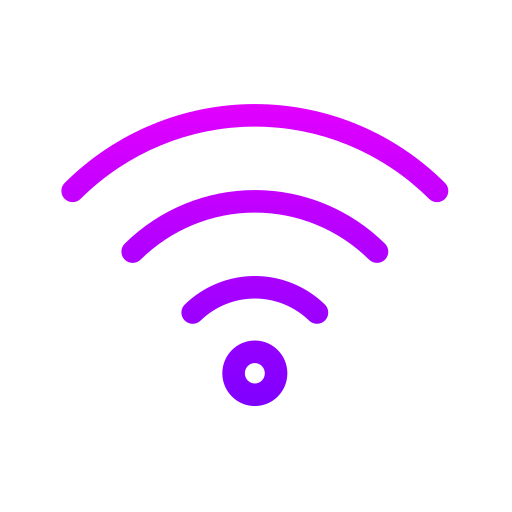 wi-fi Generic gradient outline Ícone