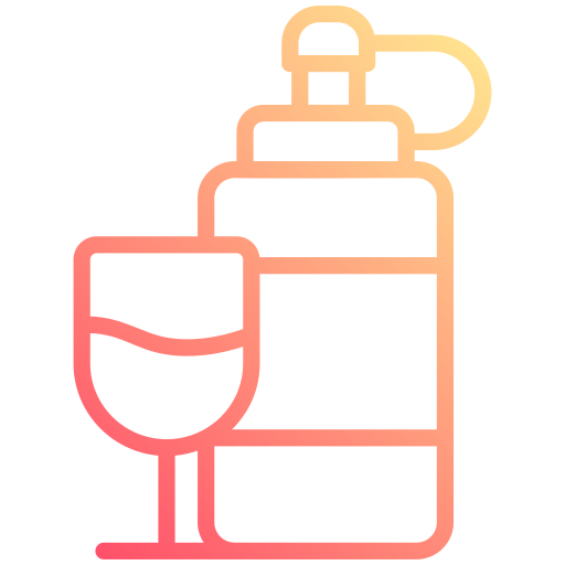 botella de agua Generic gradient outline icono