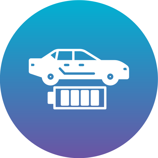 Electric vehicle Generic gradient fill icon