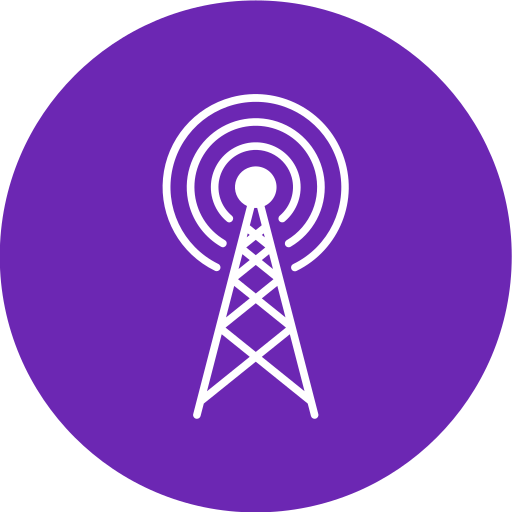 Telecommunications Generic color fill icon