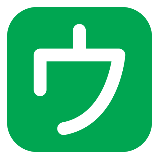 alphabet japonais Generic color fill Icône