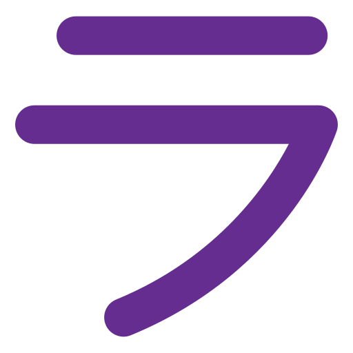 Japanese alphabet Generic color fill icon