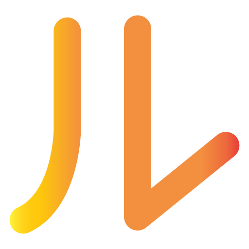 アルファベット Generic gradient fill icon