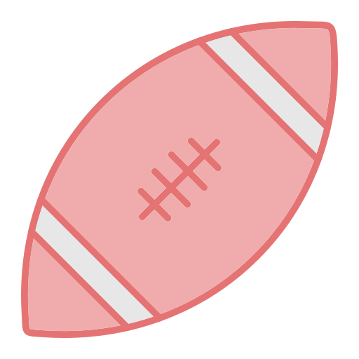 pelota de rugby Generic color lineal-color icono