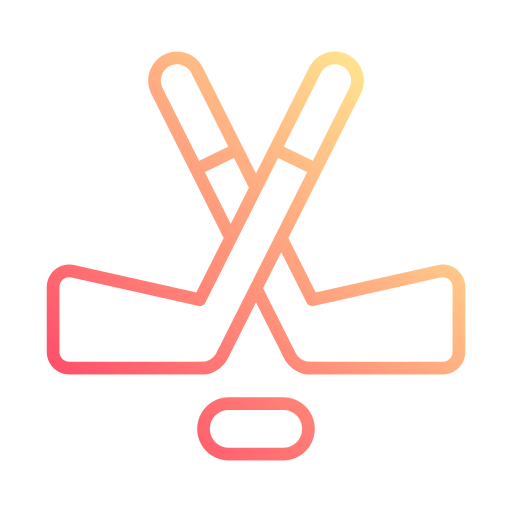 hockey Generic gradient outline icono