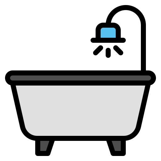 Bathtub Generic color lineal-color icon