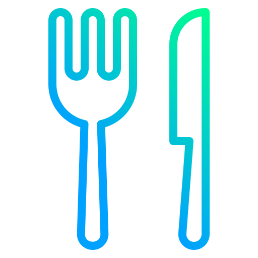 Ресторан Generic gradient outline иконка