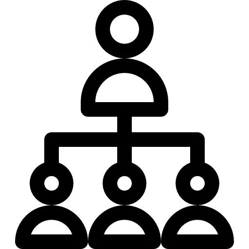 계층 적 Basic Rounded Lineal icon