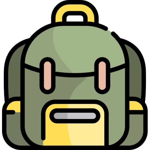 Backpack Kawaii Lineal color icon