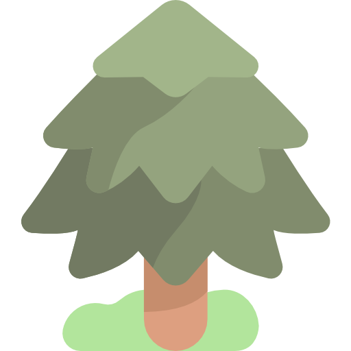 albero Kawaii Flat icona