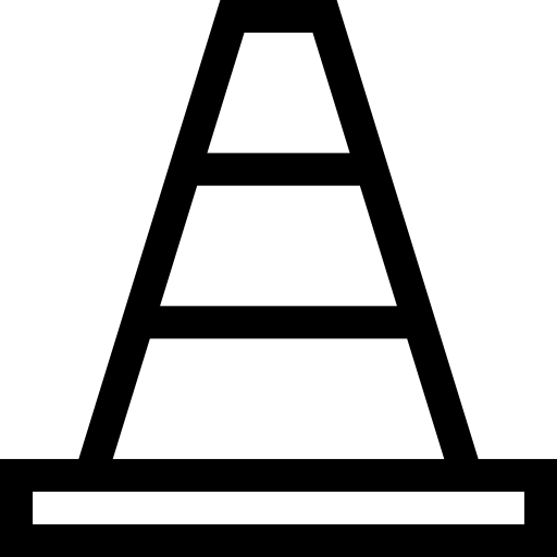 cone Basic Straight Lineal Ícone