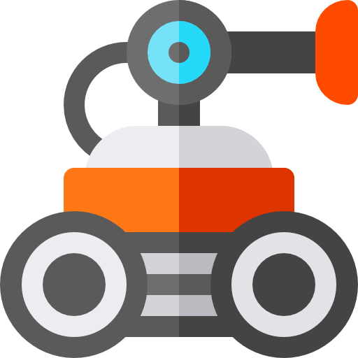 ロボット Basic Rounded Flat icon
