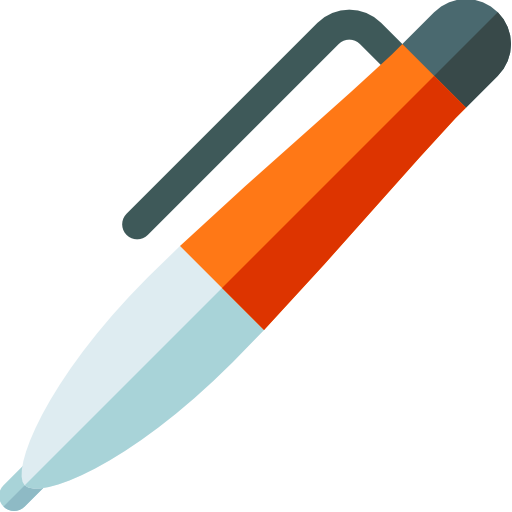 Pen Basic Rounded Flat icon