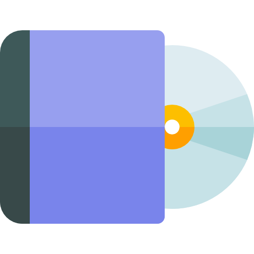 コンパクトディスク Basic Rounded Flat icon