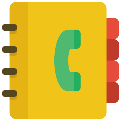 Phone book Generic color fill icon