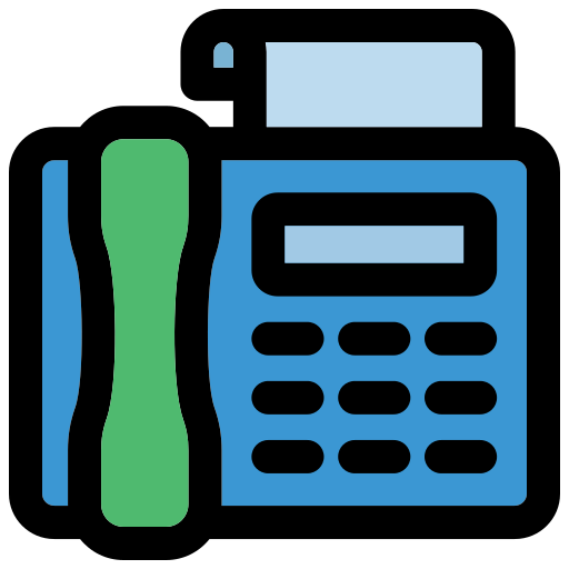 fax Generic color lineal-color icono
