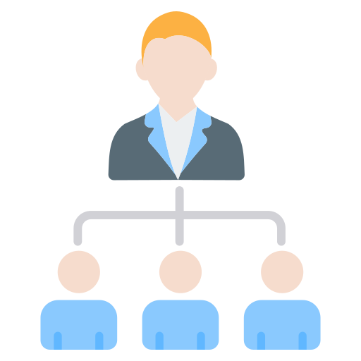 Organization structure Generic color fill icon