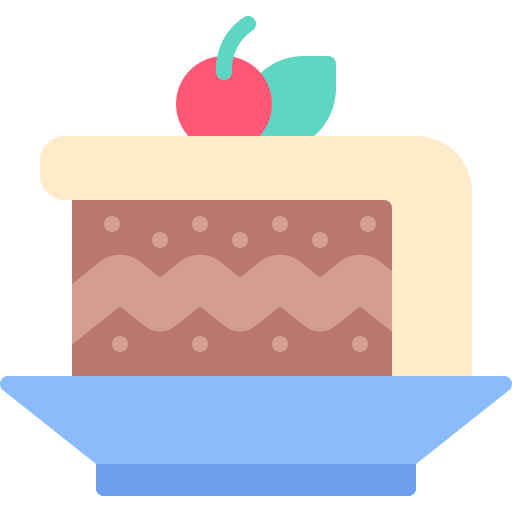Торт на день рождения Generic color fill иконка