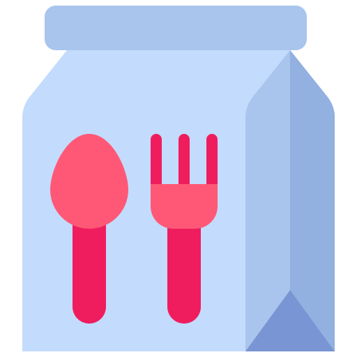 Takeaway Generic color fill icon