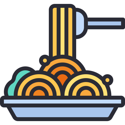 espaguetis Generic color lineal-color icono