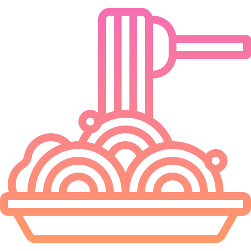 Spaghetti Generic gradient outline icon