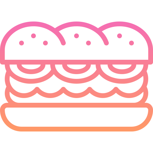 sandwich Generic gradient outline Icône