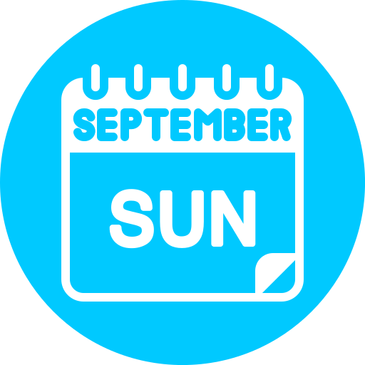 September Generic color fill icon