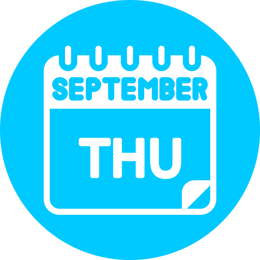 September Generic color fill icon