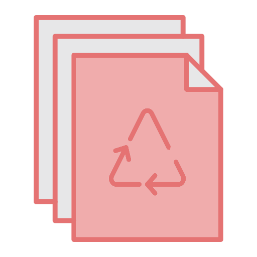 carta riciclata Generic color lineal-color icona